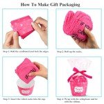 HAPPYPOP Birthday Gifts Ideas for Girls - Socks for 7-9 Year Old Big Kids, Crazy Funny Gifts for Daughter Niece, Cupcake Socks, Medium