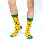 BONANGEL Fun Socks, Cool Cute Food Graphic Animal Novelty Crazy Funny Crew Dress Socks for Men