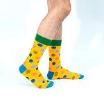 BONANGEL Fun Socks, Cool Cute Food Graphic Animal Novelty Crazy Funny Crew Dress Socks for Men