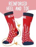 InnoBeta City Skyline Gifts, Gifts on Birthday and Christmas, One Size Crew Socks - New York