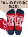 InnoBeta City Skyline Gifts, Gifts on Birthday and Christmas, One Size Crew Socks - New York