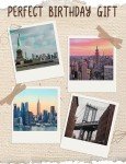 InnoBeta City Skyline Gifts, Gifts on Birthday and Christmas, One Size Crew Socks - New York