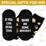 ZAGKOO Whiskey Socks for Men & Women – Funny Gag Gift for Wine & Whiskey Lovers – Retirement, Birthday, Christmas, Valentine’s Day Present