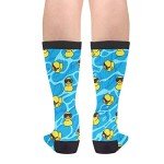 GJLNTRF Funny Yellow Duck Funny Novelty Socks Casual Athletic Crazy Cute Crew Socks For Women Men
