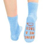 Funny Kid's Socks 7-9 Years - Fuzzy Taco Socks Mexican Socks Boys Girls, Taco Gifts Taco Lover Gifts