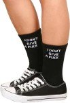 Coshang FUCK OFF Swear Word Curse Printed Stockings Novelty Crew Socks Funny Men Tube Stocking Gifts