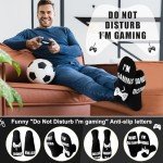 Do Not Disturb I'm Gaming Socks Men Gifts for Men,Fathers Day Dad Gifts From Daughter,Men Birthday Gifts for Teenage Boys,Dad,Husband
