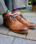 JAMES FIALLO Dress Socks for Men, Funny Funky Crazy Novelty Colorful Food Patterned Dress Socks, Pack of 12 Super Soft and Breathable Sock for Men M179-T1