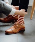 JAMES FIALLO Dress Socks for Men, Funny Funky Crazy Novelty Colorful Food Patterned Dress Socks, Pack of 12 Super Soft and Breathable Sock for Men M179-T1