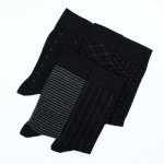 TOEJYJ Mens Fun Dress Socks, Pattern Funny Casual Socks Pack, Colorful Striped Cotton Novelty Socks Size 10-13 (S015)