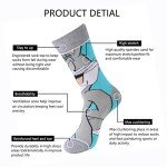 SIDIMELO 5 Pairs Funny Socks-Classic Cartoon Character Patterned Dress Socks for Adults Teens,Size 9-12