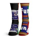 Function Socks Funny Food Kids Socks Youth (Peanut Butter and Jelly)
