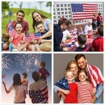 BISOUSOX American Flag Socks Groomsman Socks Mens Dress Socks 9-12 Funny Crazy Novelty Business Wedding Crew Socks