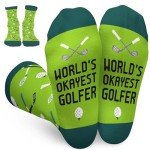Golf Socks for Men - Funny Golf Gifts, Cool Gifts for Golfer - Mens Christmas Socks