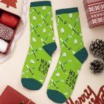 Golf Socks for Men - Funny Golf Gifts, Cool Gifts for Golfer - Mens Christmas Socks