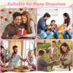 COZYMATE Hand Holding Socks Magnet 3 Pairs Family Matching Novelty Socks that Hold Hands for Couples Parent-Child Gag Gift (US, Alpha, One Size, Regular, Regular, White-Adults(2Pairs)+Kid(1Pair-L)