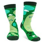 I'd Rather Be - Funny Socks For Men & Women - Gifts For Golf, Hunting, Camping, Hiking, Outdoors, Sports Unisex Adult (US, Alpha, One Size, Regular, Regular, Be Golfing)