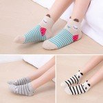 Artfasion Girls Ankle Animal Socks: Cute Crew Cotton Socks Soft Funny Childs Breathable Cartoon Sock for 5-7 Years Kids Students Daughter Granddaughter Birthday Exploring Walking Adventure Games Gifts