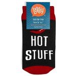 Lavley Funny Socks For Men - Novelty Gifts For Sports Fans, Golfing, Pickleball, Weight Lifting, Racing and More (US, Alpha, One Size, Regular, Regular, Hot Stuff)
