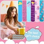 ANTSANG Kids Girls Knee High Socks Long Boot Crazy Silly Fun Gift Cute Tall Animal Socks for Child 6 Pairs Stocking Stuffers Gifts for 10 Year Old Girls Birthday Gifts Ideas(Mermaid Animals)