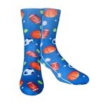 Mens Funny Crazy Socks Unisex Cool Funky 3D Printed Patterned Socks Funny Crazy Ball Themed Boys Novelty Athletic Tube Sock Gifts