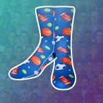 Mens Funny Crazy Socks Unisex Cool Funky 3D Printed Patterned Socks Funny Crazy Ball Themed Boys Novelty Athletic Tube Sock Gifts