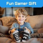 Gaming Socks for Teen Boys - Funny Gamer Socks, Video Game for Children 10-12 Years