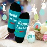 Nucinzua Easter Socks Men,Easter Basket Stuffers For Teens,Boys,Women,Easter Gifts For Men,Novelty Funny Easter Socks For Boys Girls