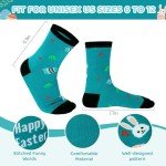 Nucinzua Easter Socks Men,Easter Basket Stuffers For Teens,Boys,Women,Easter Gifts For Men,Novelty Funny Easter Socks For Boys Girls