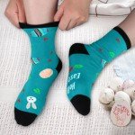 Nucinzua Easter Socks Men,Easter Basket Stuffers For Teens,Boys,Women,Easter Gifts For Men,Novelty Funny Easter Socks For Boys Girls