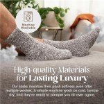 Unboxme Premium Fluffy Cloud Socks - Ultra-Soft, Warm Fuzzy Comfort - Luxury Cozy Socks for Men, 1 Pair Heather Charcoal