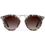 WearMe Pro - Women's Polarized, Round Retro, Double-Bridge Vintage Sunglasses