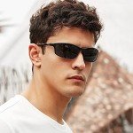 BIRCEN Polarized Mens Sunglasses: UV Protection Sports Shades for Men Women Sport Driving with Al-Mg Frame