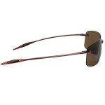 JULI Sports Polarized Sunglasses for Men Women Tr90 Rimless Frame for Running Fishing Golf Surf Driving(Brown)
