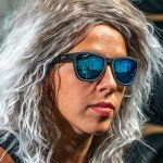 goodr Mick & Keith's Midnight Ramble Polarized Sunglasses for Men & Women, Medium Sized (OG), Black Solid Frame with Blue Mirrored Reflective Lenses, UV400 Protection, No Slip, No Bounce