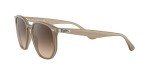 Ray-Ban RB4306 Hexagonal Sunglasses, Opal Beige/Brown Gradient, 54 mm