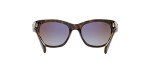 Ray-Ban Women's RB4216 Square Sunglasses, Light Havana/Polarized Brown Gradient, 56 mm