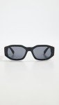 Versace Man Sunglasses Black Frame, Dark Grey Lenses, 53MM