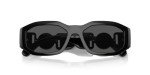 Versace Man Sunglasses Black Frame, Dark Grey Lenses, 53MM