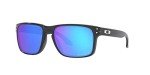 Oakley Men's OO9102 Holbrook Square Sunglasses, Black Ink/Prizm Sapphire Polarized, 57 mm
