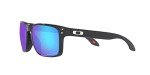 Oakley Men's OO9102 Holbrook Square Sunglasses, Black Ink/Prizm Sapphire Polarized, 57 mm