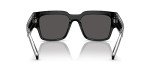 Dolce & Gabbana DG6184-501/87 Sunglasses BLACK w/DARK GREY 52mm