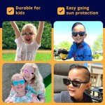 BABY SUNNIES Polarized Kids Sunglasses for Boys & Girls - Eye Safe Toddler Sunglasses - UV Protection for Kids
