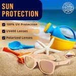 BABY SUNNIES Polarized Kids Sunglasses for Boys & Girls - Eye Safe Toddler Sunglasses - UV Protection for Kids
