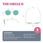 goodr Nine Dollar Pour Over Polarized Round Sunglasses for Men & Women, Small Sized (Circle G), Brown Translucent Frames with Brown Non-Reflective Lens, UV400 Protection, No Slip, No Bounce