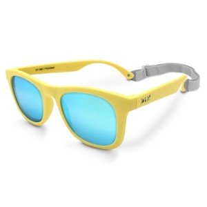 JAN & JUL Girls Sunglasses for Kids, UV400 Protection with Adjustable Strap (M: 2-6 Years, Lemonade Aurora)