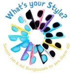 JAN & JUL Girls Sunglasses for Kids, UV400 Protection with Adjustable Strap (M: 2-6 Years, Lemonade Aurora)
