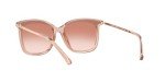 Michael Kors Women's MK2079U Zermatt Universal Fit Square Sunglasses, Pink Transparent/Rose Gold Gradient Mirrored, 61 mm