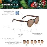 Maui Jim Women's Liquid Sunshine Polarized Fashion Sunglasses, Tokyo Tortoise/HCL® Bronze, Medium