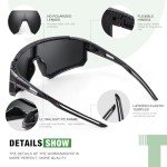 TURBOPEP 3Pack Kids Polarized Sunglasses - Youth Baseball Sunglasses for Boys Girls Age 3-12 Sports UV Protection Goggles